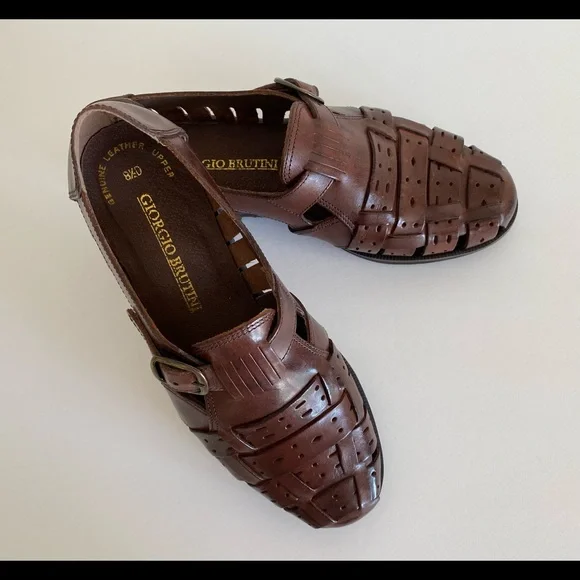 Giorgio brutini sandals deals